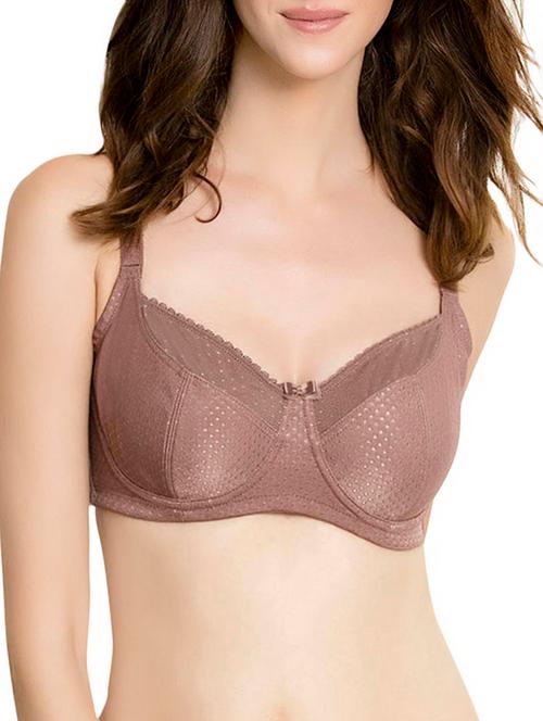 textured lace detail t-shirt bra - 15438164 - Very Small Image - 1