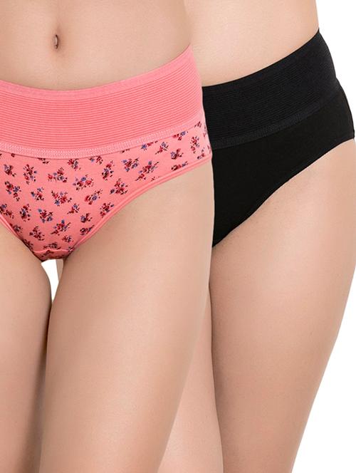 set of 2 high-rise printed hipster panties - 15438204 - Very Small Image - 1