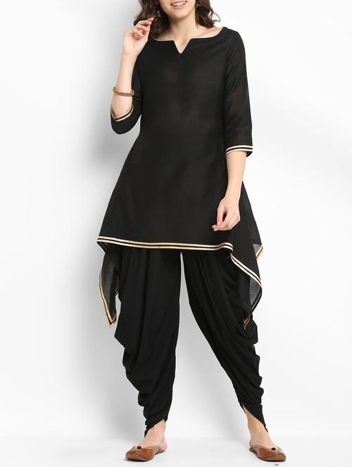 gota patti kurta with salwar set - 15438243 - Very Small Image - 1