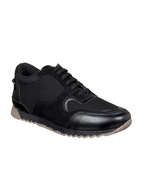 black mesh lace up sport shoes - 15438492 - Very Small Image - 1