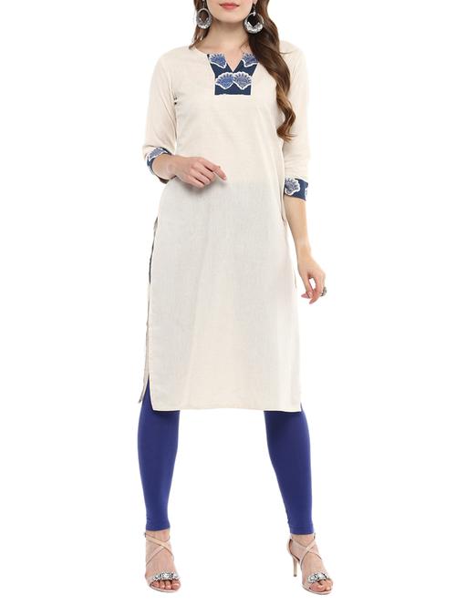 straight printed kurta - 15439101 - Very Small Image - 1
