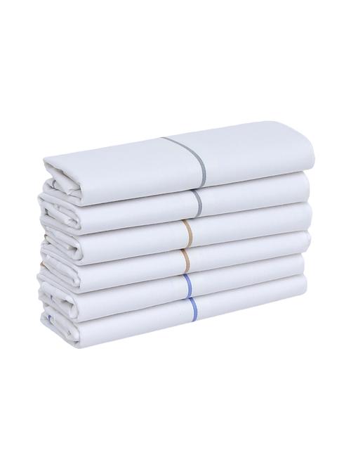 white cotton handkerchief - 15439463 - Very Small Image - 1