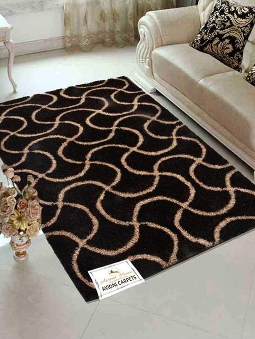 coffee maze with cream carpet for living/ drawing room (3 feet x 5 feet) - 15439679 - Very Small Image - 1