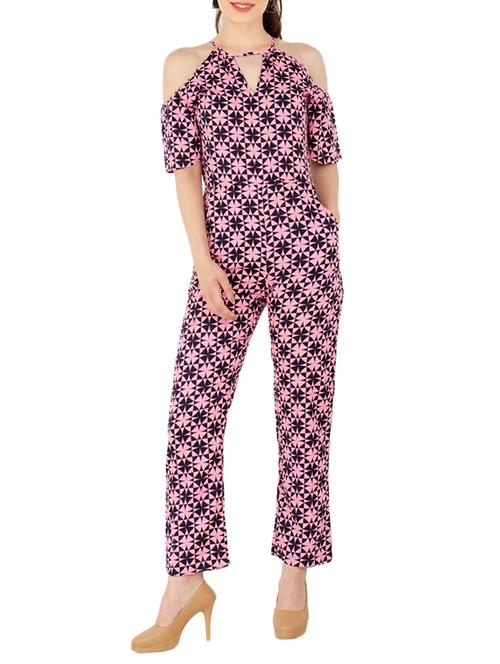 cold shoulder full leg jumpsuit - 15440690 - Very Small Image - 1
