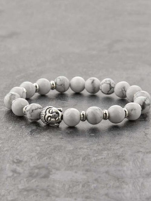 grey crystal beaded bracelet - 15441473 - Very Small Image - 1