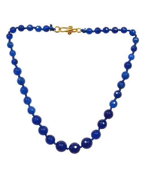 blue crystal short necklace - 15441546 - Very Small Image - 1