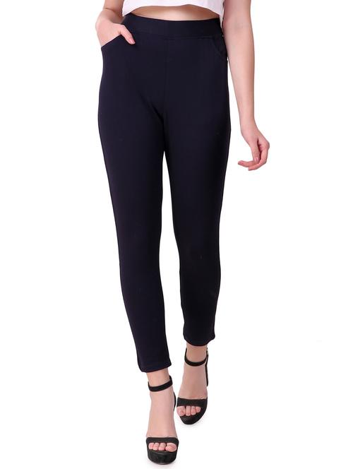 high waist solid jegging - 15441561 - Very Small Image - 1
