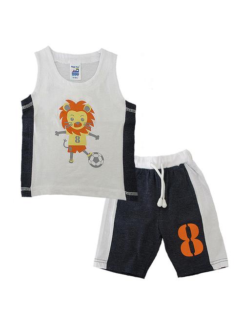 multi colored cotton shorts set - 15441708 - Very Small Image - 1