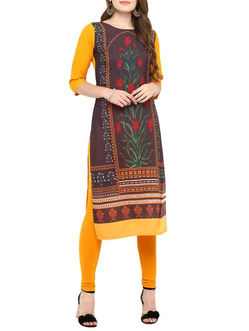 straight printed kurta - 15443728 - Very Small Image - 1