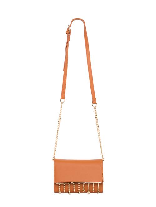 tan leatherette (pu) sling bag - 15444457 - Very Small Image - 1