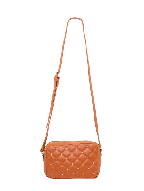 tan leatherette (pu) sling bag - 15444463 - Very Small Image - 1