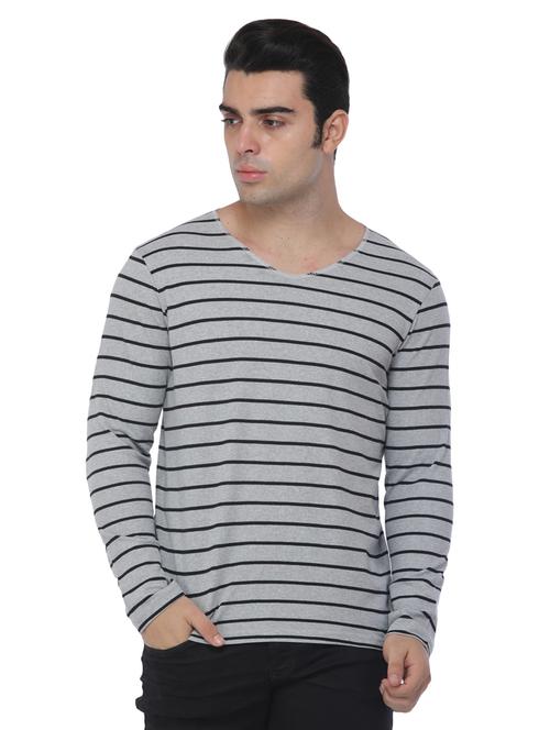 grey cotton t-shirt - 15444895 - Very Small Image - 1