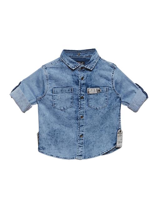 light blue denim shirt - 15448648 - Very Small Image - 1