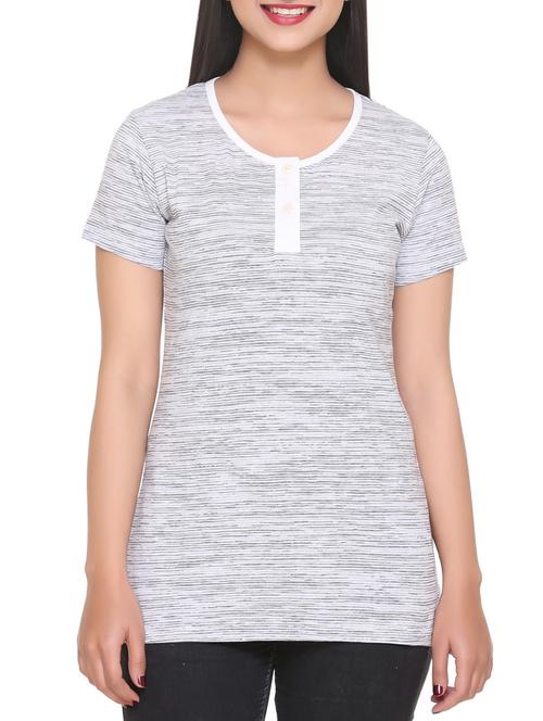 short sleeved henley tee - 15449130 - Very Small Image - 1