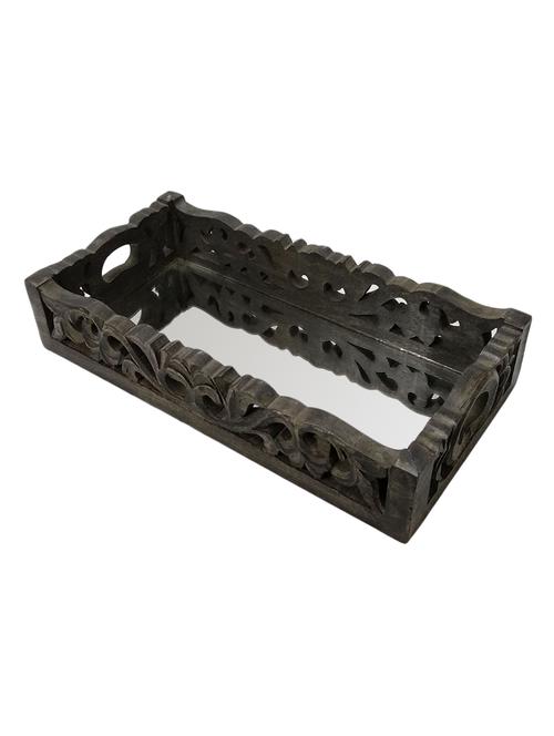food serving tray with double handles - 15449673 - Very Small Image - 1