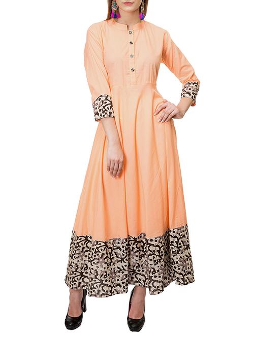 flared printed kurta - 15452214 - Very Small Image - 1