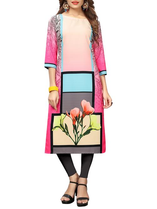 straight printed kurta - 15454493 - Very Small Image - 1
