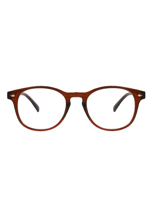 zyaden brown round spectacle frame fra-470 - 15454634 - Very Small Image - 1