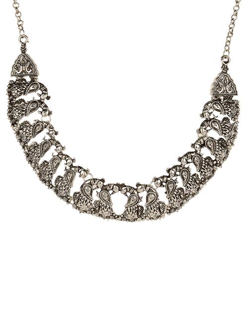 silver tone tribal necklace - 15455577 - Very Small Image - 1