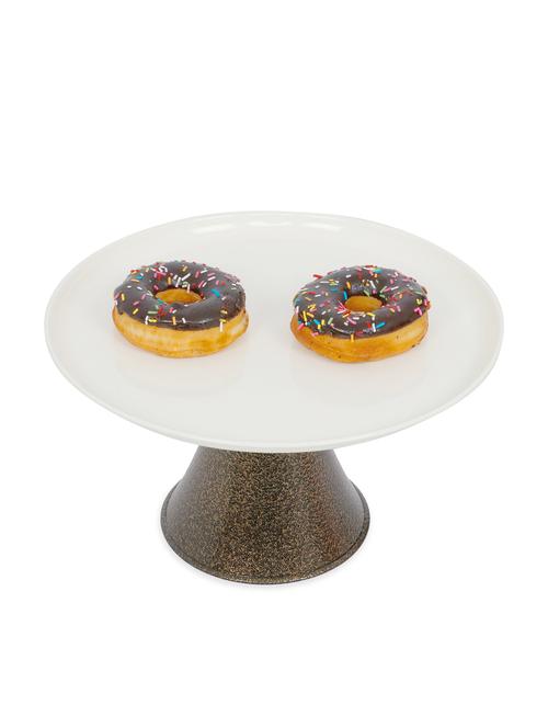 tall cake stand with server-broken black & ivory - 15455797 - Very Small Image - 1