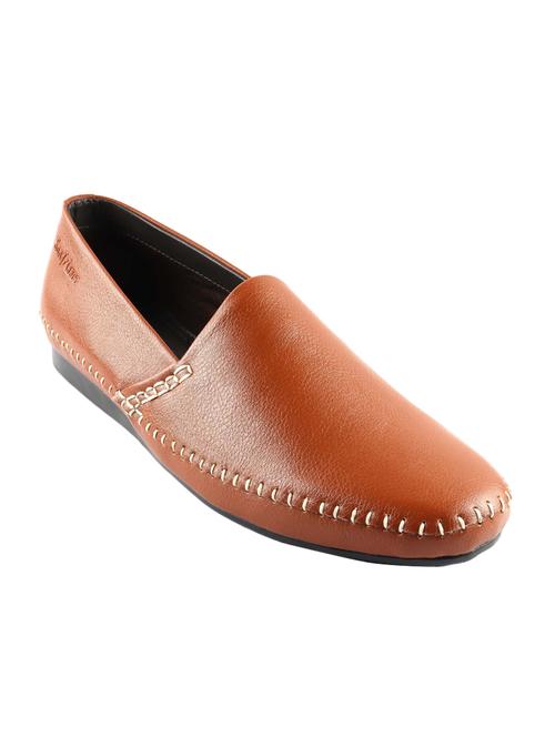 tan leatherette casual slip ons - 15455897 - Very Small Image - 1