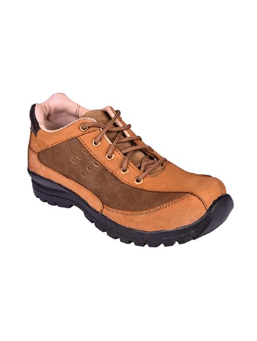 tan leather lace up boots - 15456421 - Very Small Image - 1