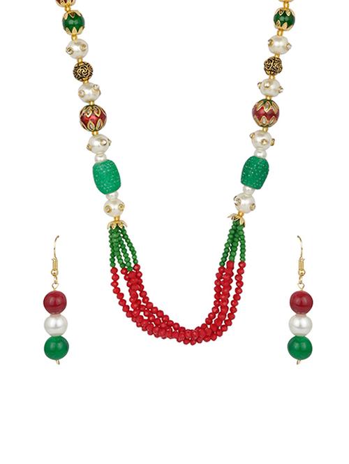 multi colored metal necklaces and earring - 15456564 - Very Small Image - 1