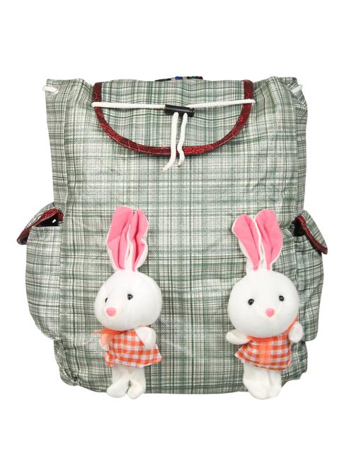 green cotton polyester blend fashion backpack - 15456617 - Very Small Image - 1