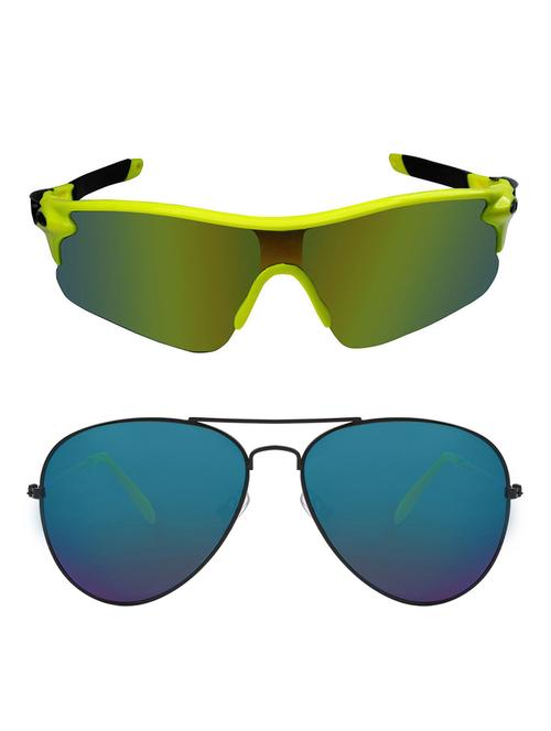 zyaden combo of 2 sunglasses- combo 2671 - 15457132 - Very Small Image - 1