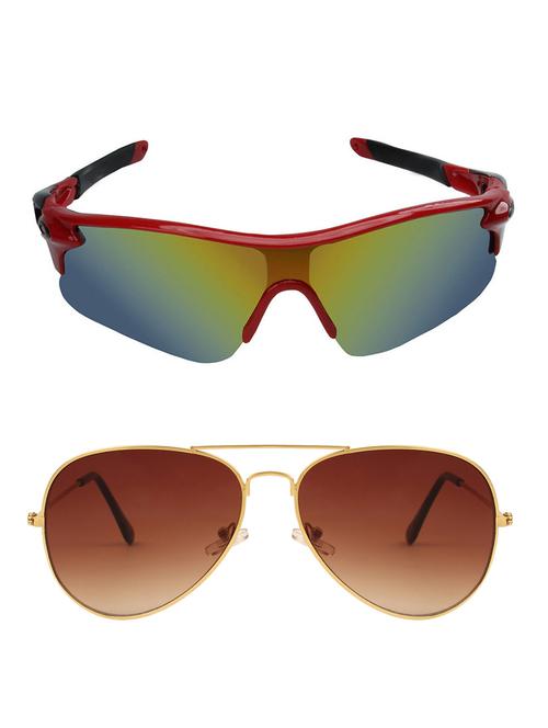 zyaden combo of 2 sunglasses- combo 2701 - 15457162 - Very Small Image - 1