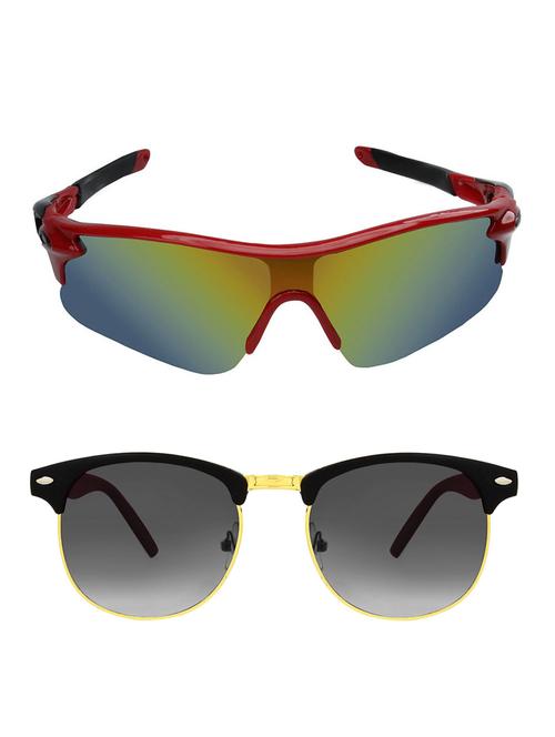 zyaden combo of 2 sunglasses- combo 2711 - 15457172 - Very Small Image - 1