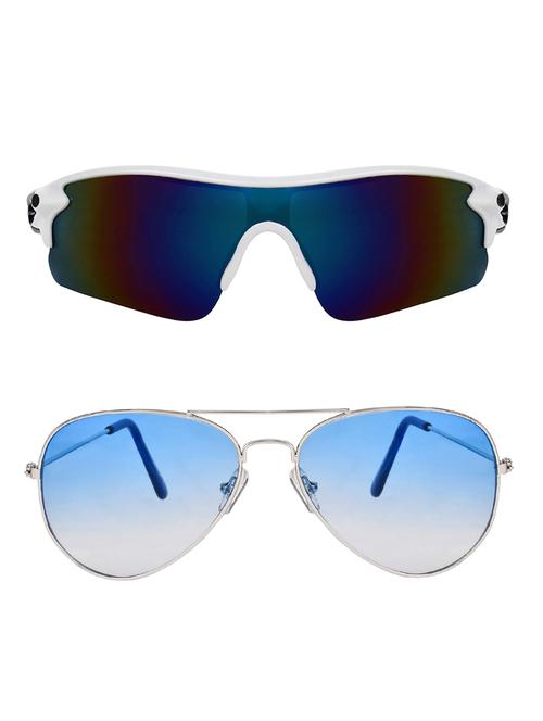 zyaden combo of 2 sunglasses sport and aviator - combo 2767 - 15457228 - Very Small Image - 1