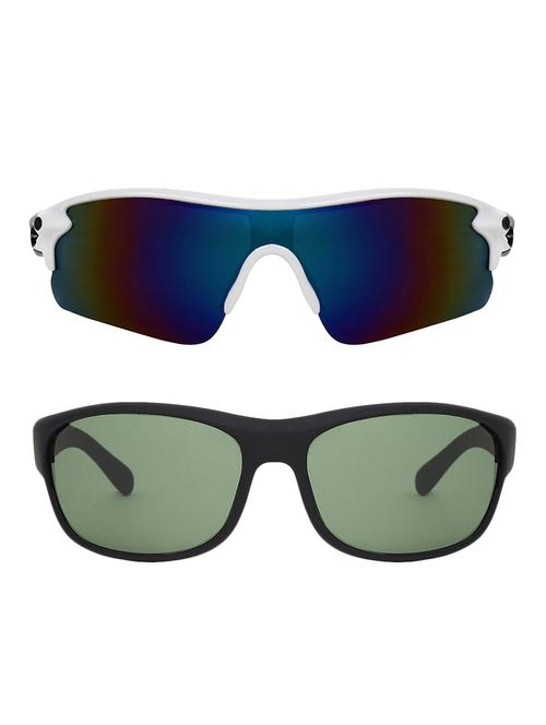 zyaden combo of 2 sunglasses sport and wraparound - combo 2789 - 15457250 - Very Small Image - 1