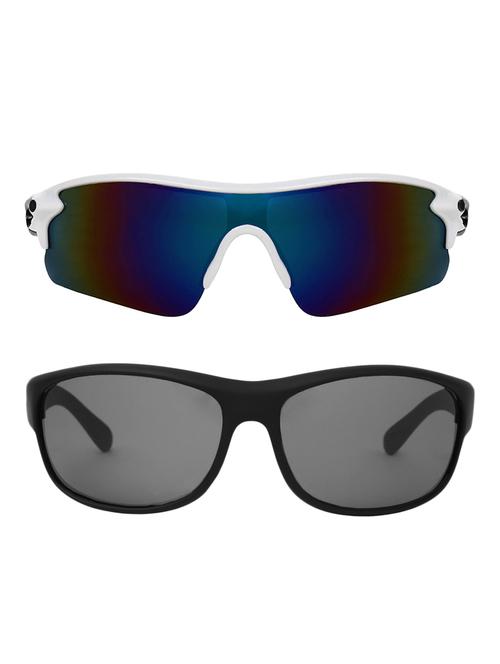 zyaden combo of 2 sunglasses sport and wraparound - combo 2791 - 15457252 - Very Small Image - 1