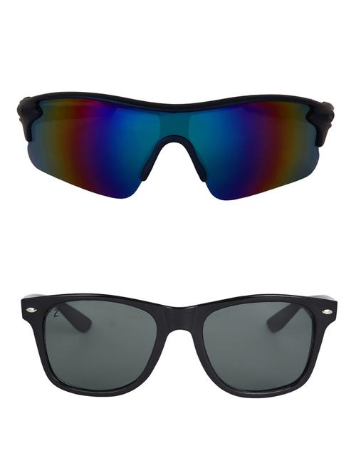 zyaden combo of 2 sunglasses sport and wayfarer - combo 2881 - 15457342 - Very Small Image - 1