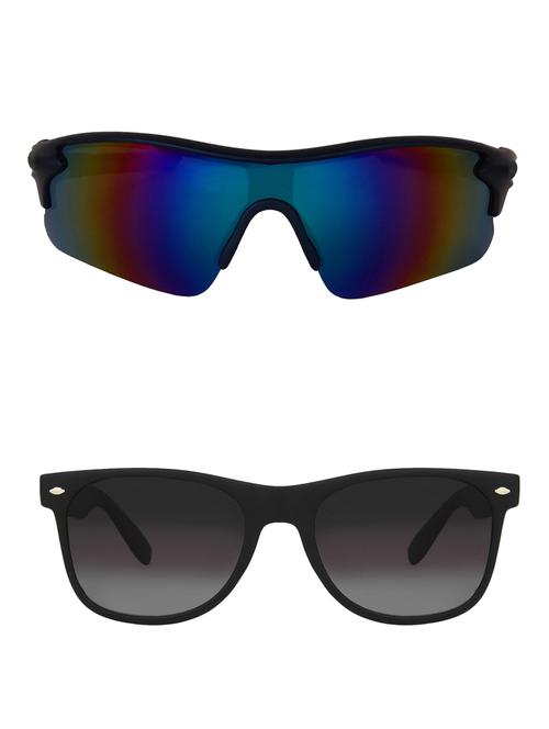 zyaden combo of 2 sunglasses sport and wayfarer - combo 2883 - 15457344 - Very Small Image - 1