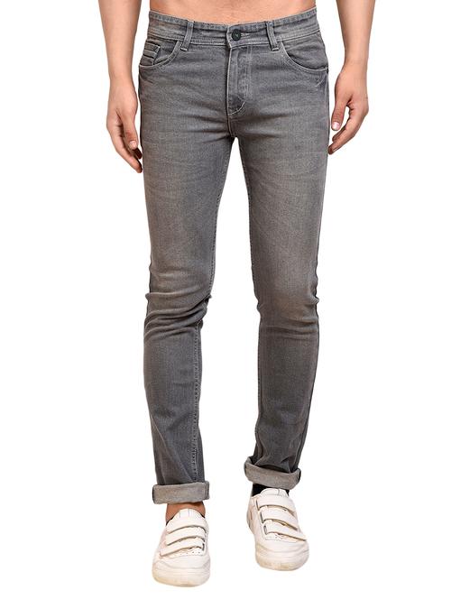 grey denim washed jeans - 15458616 - Very Small Image - 1