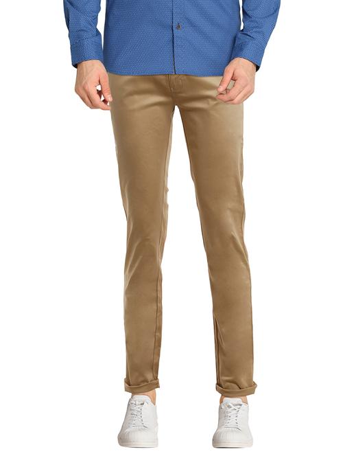 beige cotton chinos - 15459250 - Very Small Image - 1