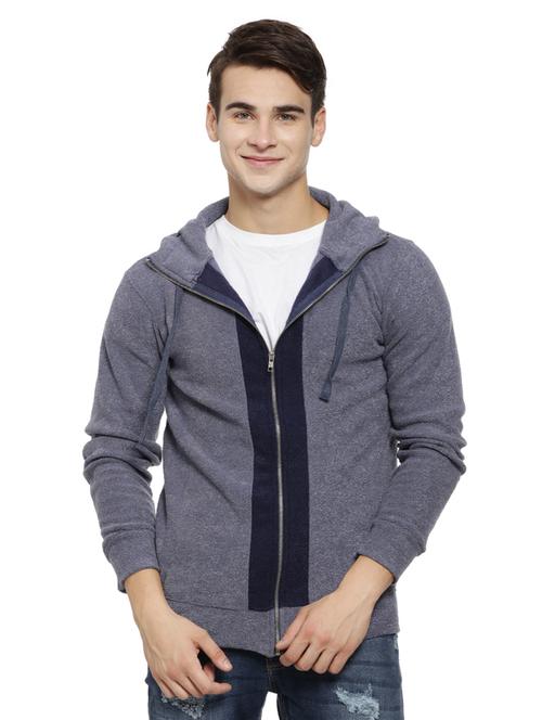 blue cotton sweatshirt - 15460040 - Very Small Image - 1