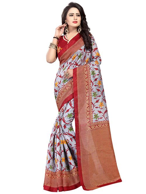 floral printed bhagalpuri saree - 15460247 - Very Small Image - 1