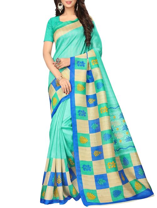 border printed bhagalpuri saree - 15460294 - Very Small Image - 1