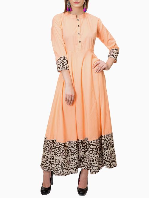 flared printed kurta - 15460600 - Very Small Image - 1