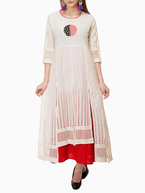 layered shifley kurta - 15460605 - Very Small Image - 1