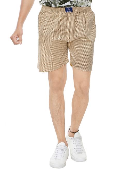 beige cotton boxer - 15461126 - Very Small Image - 1