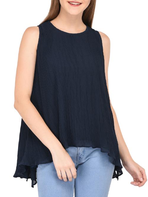 accordion pleat asymmetric top - 15461262 - Very Small Image - 1