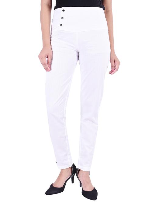 high-waist flat front trouser - 15465061 - Very Small Image - 1