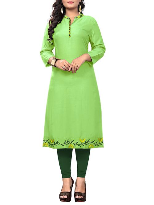 women's straight kurta - 15465155 - Very Small Image - 1