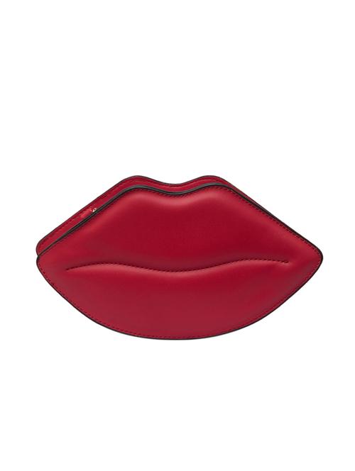 maroon leatherette (pu) sling bag - 15465539 - Very Small Image - 1