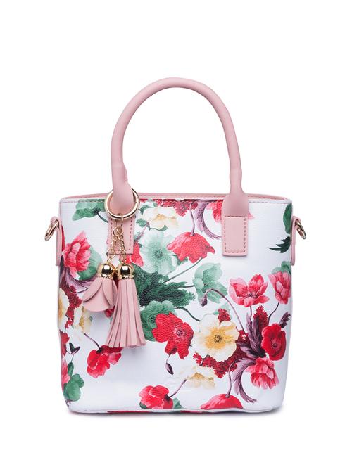 white leatherette (pu) handbag - 15465551 - Very Small Image - 1