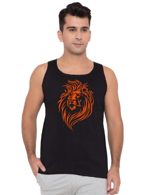 black cotton blend vest - 15466165 - Very Small Image - 1